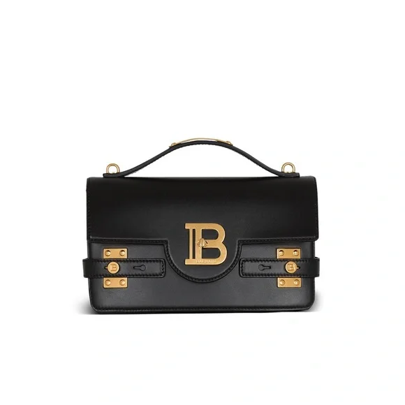 BALMAIN Smooth leather B-Buzz 24 bag - Picture 1 of 8